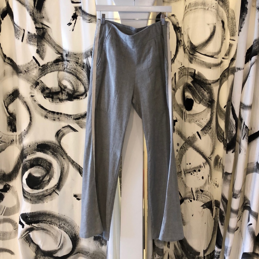 Garbe luxe daniella flare heather gray pant